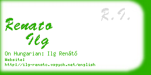renato ilg business card
